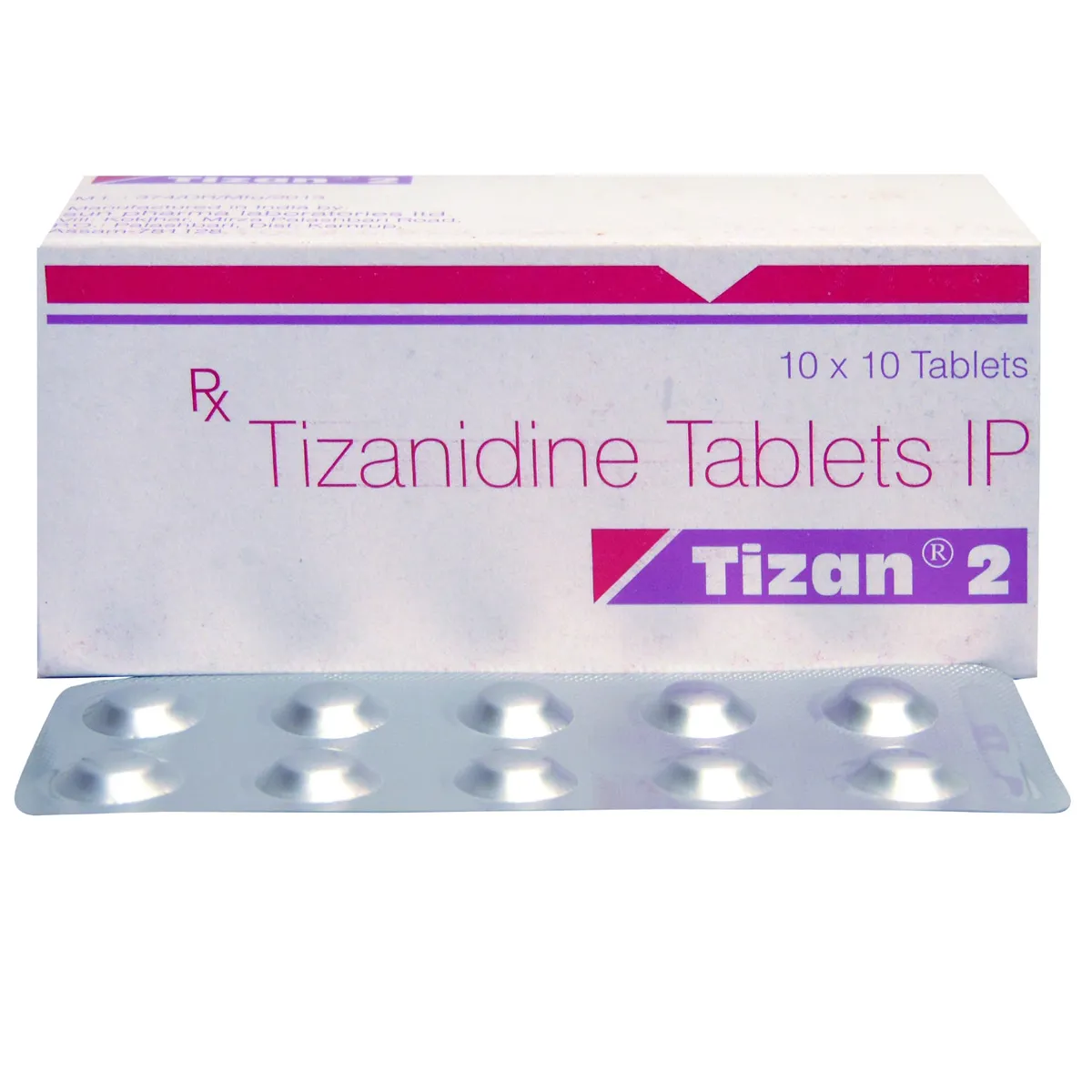 Tizan 2mg (Muscle Spasms)