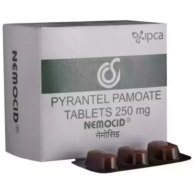 Nemocid Tablet (Pyrantel Pamoate 250mg)